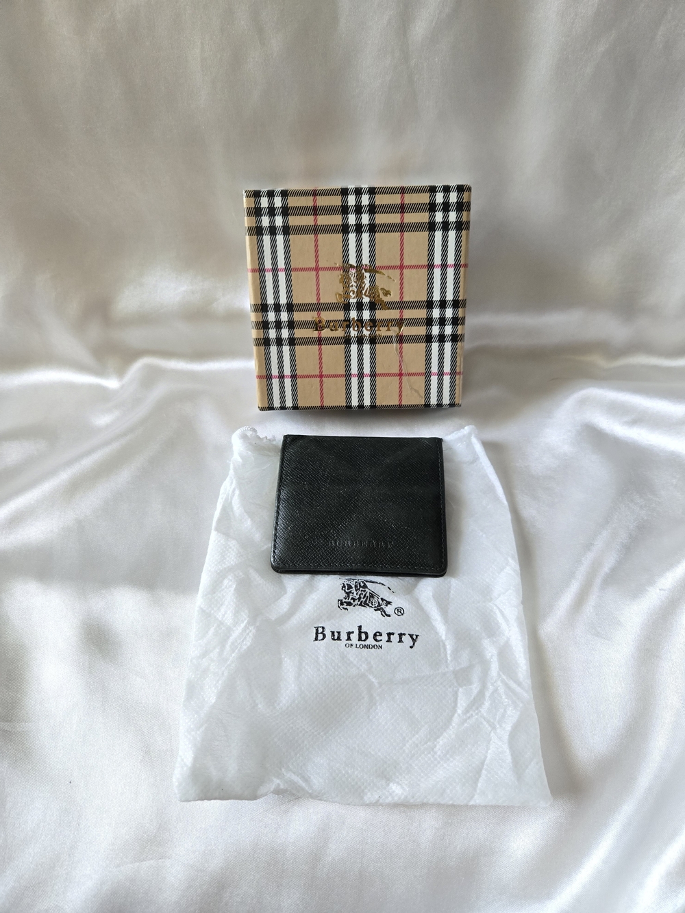 Burberry Black Leather Wallet
